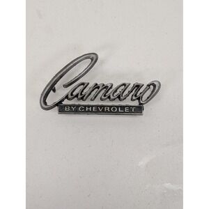 Chevrolet Camaro Emblem Script By Chevrolet Side Silver Badge 7752901 OEM